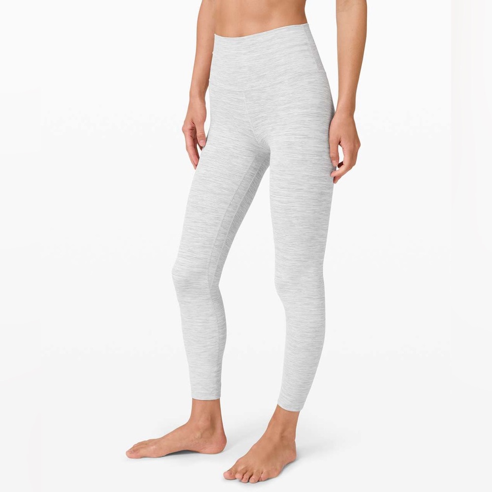 Lululemon Align Pant II 25" Wee Are From Space Nimbus Battleship - Size 4